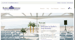 Desktop Screenshot of burkestentrentals.com